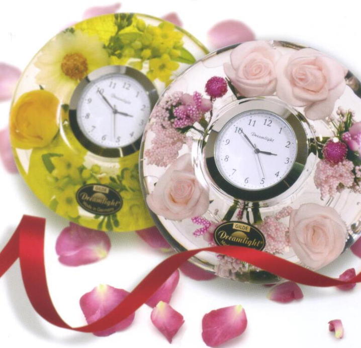 ドリームクロックお花の時計